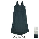 【SALE】enrica エンリカ サテンキャミワンピース DRESS 074◆4ss