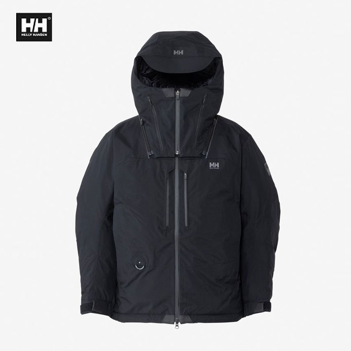 乐天商城 - HELLY HANSEN/ヘリーハンセン　HHA GTX DOWN JK/HHアングラーウォータープルーフダウンジャケット（ユニセックス）　HO12550【ユニセックス】【(K)ブラック】