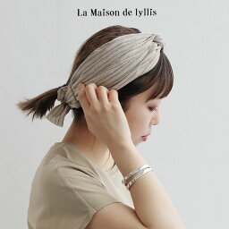 La Maison de Lyllis ラメゾンドリリス SABRA ヘアバンド 2222126