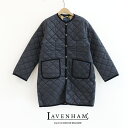 ラベンハム LAVENHAM ラベンハム ウィメンズ ロングライン ラウンドカラーコート LV6114