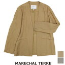 【1SALE】MARECHAL TERRE マルシャルテル ノーカラージャケット ZMT202JK539◆5ss