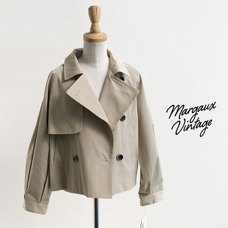 MARGAUX VINTAGE マルゴーヴィンテージ ショートトレンチコート MG CO-24007-S