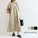 MICA&DEAL マイカアンドディール　ボリュームスリーブワンピース 0122204122◆4ss