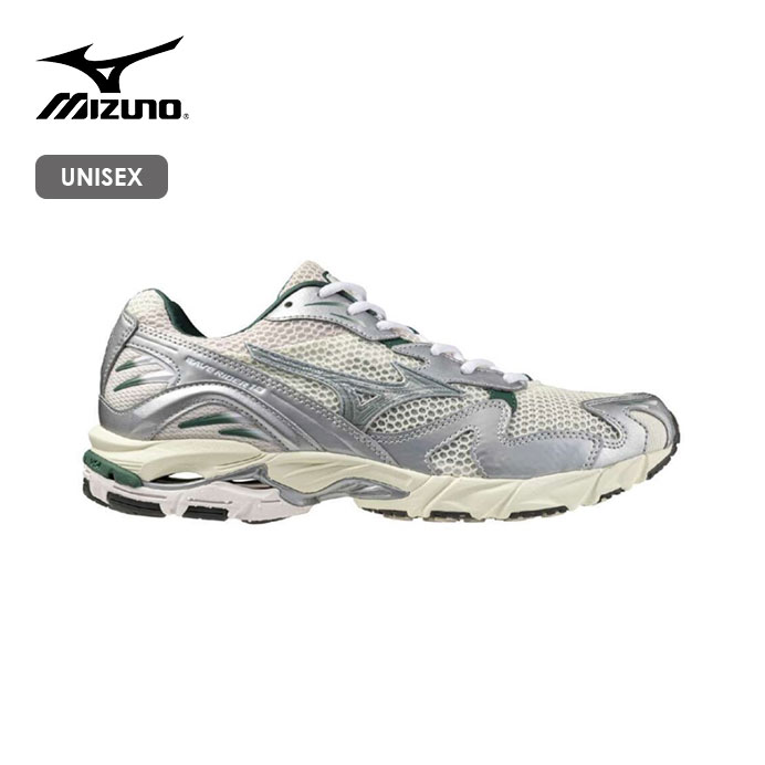 Rakuten - MIZUNO/ミズノ　WAVE RIDER 10/ウエーブライダー10(ユニセックス)　D1GA243108【ユニセックス】【(07)オフホワイト×グリーン×ライトベージュ】