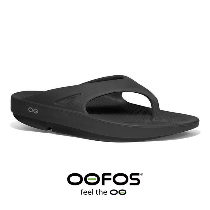 ウーフォス スポーツサンダル メンズ 【2024年】【正規販売】OOFOS　ウーフォス　OOriginal　ウーオリジナル　200001　Black　【リカバリーサンダル　ユニセックス　ビーサン　シャワーサンダル　スポーツサンダル　フリップ　トング】【camp】