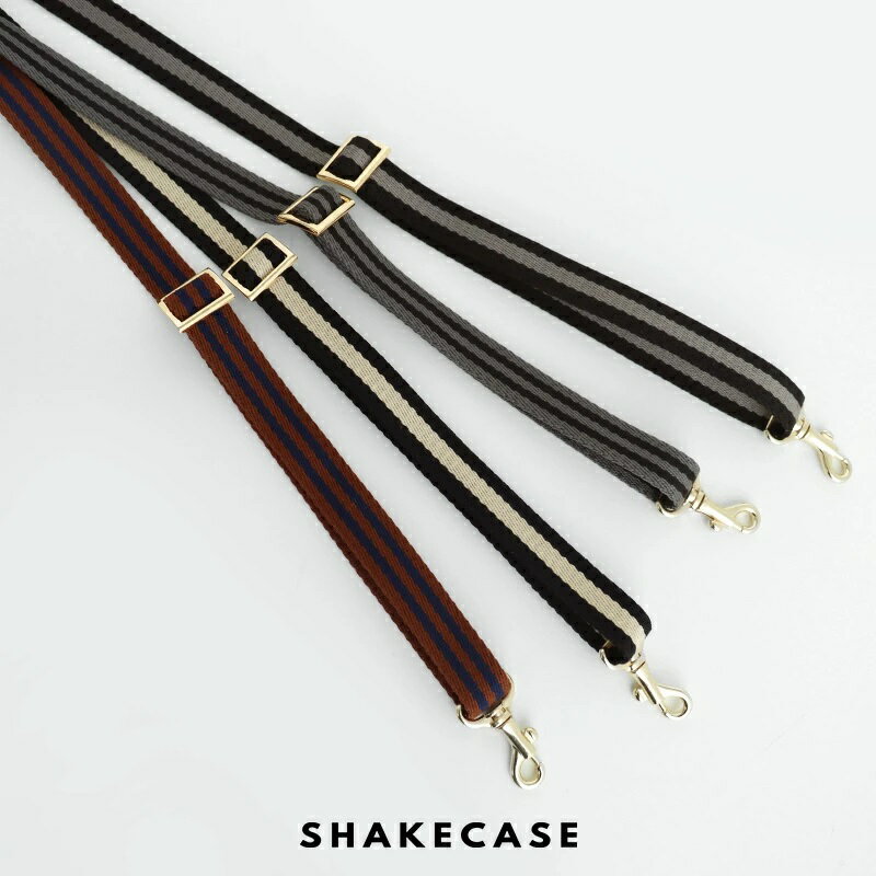 乐天商城 - SHAKECASE シェイクケース　ボーダーショルダーストラップ 20mm SC-09-912