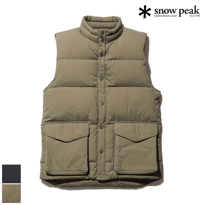 snow peak スノーピーク　 Recycled Nylon Ripstop Down Vest　JK-21AU006