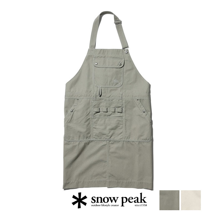 snow peak　スノーピーク　TAKIBI Canvas Apron　AC-22SU101