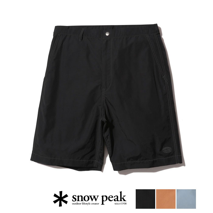 スノーピーク アウトドア パンツ メンズ snow peak　スノーピーク　Light Mountain Cloth Shorts　ライトマウンテンクロスショーツ　PA-23SU103【アウトドア　キャンプ　トラベル】