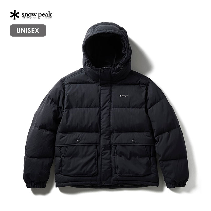 Rakuten - SNOW PEAK/スノーピーク　EVERYDAY DOWN JACKET/エブリデイダウンジャケット　JK-25AU001【ユニセックス】【BLACK】【アウトドア　キャンプ　アウター】