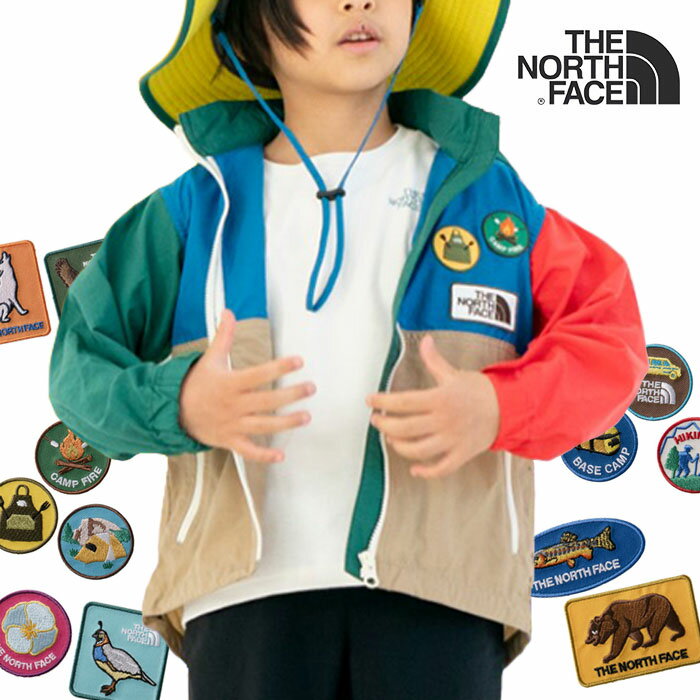 【ワッペンSET商品】THE NORTH FACE ザ ノースフェイス グランドコンパクトジャケット（キッズ）NPJ22212 マルチカラー(MA) Grand Compact Jacket TNFワッペン（キッズ）NNJ22241 Kids 039 TNF Wappen【アウトドア カジュアル 遠足 UVカット】