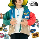 【ワッペンSET商品】THE NORTH FACE ザ ノースフェイス グランドコンパクトジャケット（キッズ）NPJ22212 マルチカラー(MA) Grand Compact Jacket TNFワッペン（キッズ）NNJ22241 Kids 039 TNF Wappen【アウトドア カジュアル 遠足 UVカット】