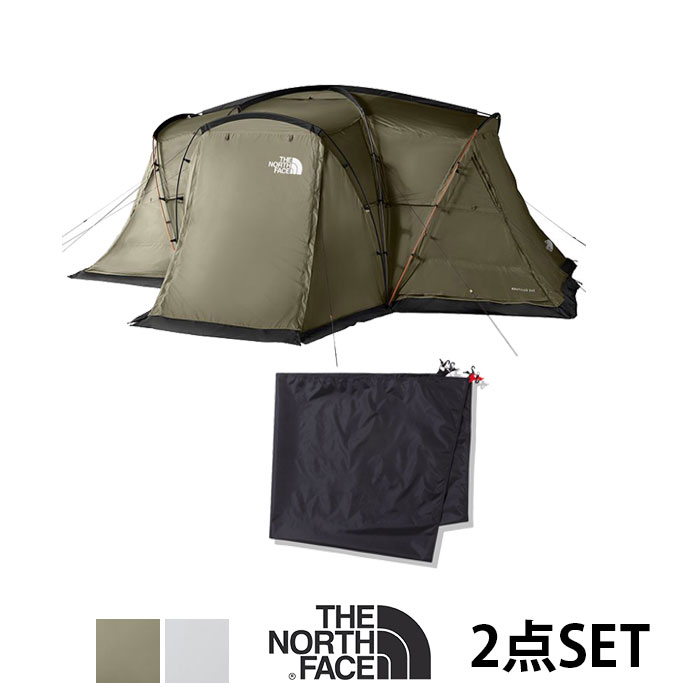 THE NORTH FACE ザ・ノースフェイス　ノーチラス2×2　2点セット　［NV22203］［NN32211］【Nautilus 2×2　フットプリント】【アウトドア　キャンプ　ファミリー　ソロ　テント】【camp】※ギフト対応不可