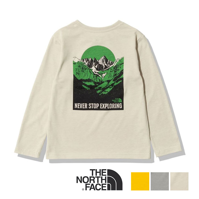 楽天DECO APARTMENT STORE楽天市場店【SALE】THE NORTH FACE ザ・ノースフェイス　L/S Firefly Tee　ロングスリーブファイヤーフライティー（キッズ）NTJ32243【ロンT　アウトドア　キャンプ　タウンユース　林間学校　野外学習　難燃　長袖】◆2