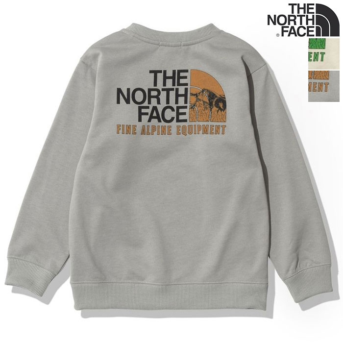 楽天DECO APARTMENT STORE楽天市場店【SALE】【10％OFF】THE NORTH FACE ザ・ノースフェイス　Firefly Sweat Crew　ファイヤーフライスウェットクルー（キッズ）NTJ62243【アウトドア　キャンプ　タウンユース　林間学校　野外学習　難燃　長袖】