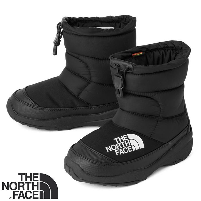 【撥水】【キッズ】THE NORTH FACE ザ・ノースフェイス　K Nuptse Bootie VII　ヌプシ ブーティ VII　NFJ52288【ヌプシブーツ　スノーブーツ　ウィンターショートブーツ　14cm-22cm】【KIDS】