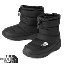 【防水】【キッズ】THE NORTH FACE ザ ノースフェイス K Nuptse Bootie WP ヌプシ ブーティ ウォータープルーフ NFJ52287【ヌプシブーツ スノーブーツ ウィンターブーツ 撥水 20cm-22cm】【KIDS】