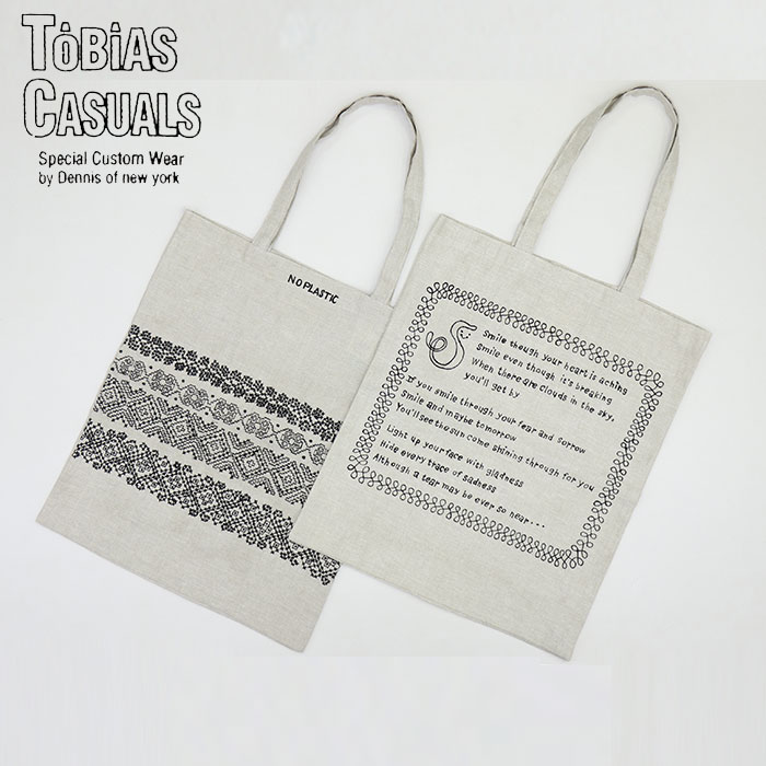 ToBias Casuals　刺繍/麻ショッパーズ　62220/62238◆3