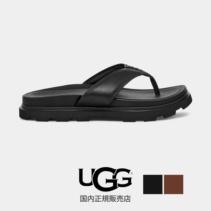 【国内正規販売店】UGG アグ　Capitola Flip　キャピトラ フリップ(メンズ)　1153077【タウンユース　ストリート　リゾート　レザーサンダル】