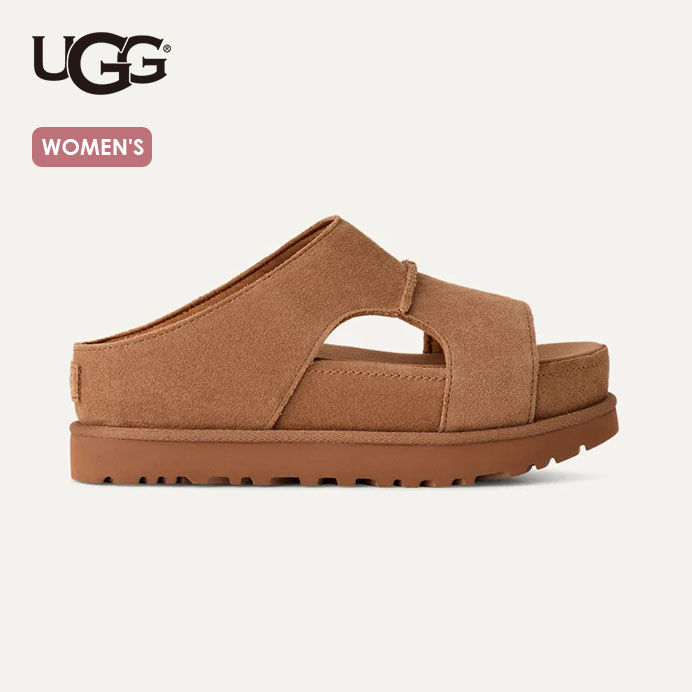 UGG/アグ GOLDENSTAR HI CUTOUT SLIDE/ゴールデンスターハイカットアウトスライド(レディース) 1175132【レディース】【(CHE)CHESTNUT】