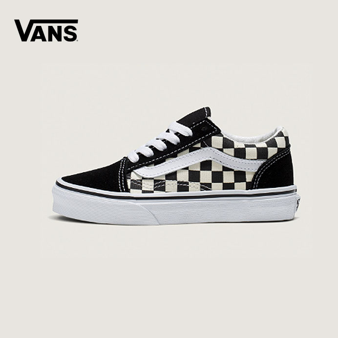 Rakuten - 【国内正規品】VANS/ヴァンズ　Kids UY Old Skool/　キッズ 　バンズ 　オールドスクール　VN0A38HBP0S【(PRIMARY CHECK) BLK/WHITE】