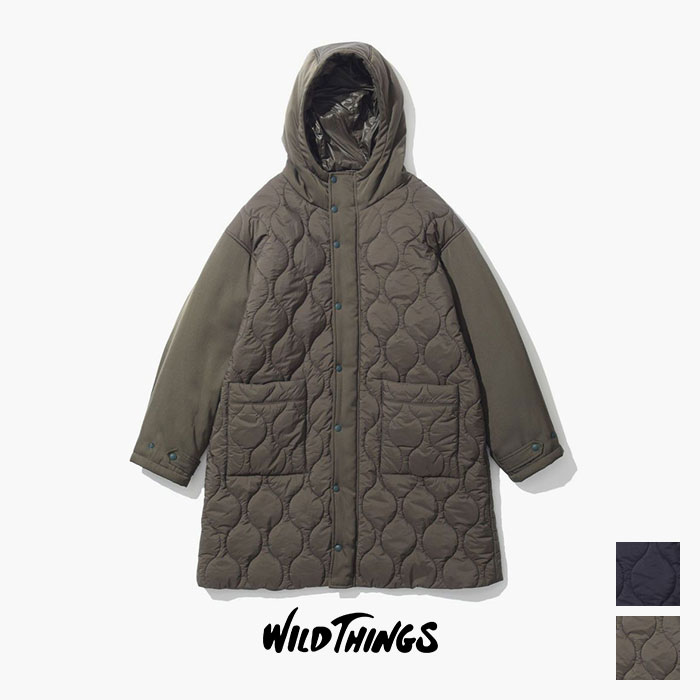 WILDTHINGS 磻ɥ󥰥QUILT BODY PADDING COATڥȡȡWT21227SK