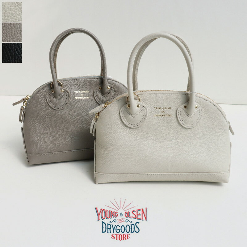 Young&OLSEN@OAhIZ@EMBOSSED LEATHER ZIP BOAT BAG S@G{XU[Wbv{[gobO(S) YO2203-GD359/YO2203-GD008yIP[Wz