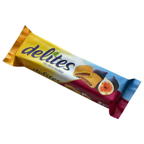【代引き・同梱不可】delites(デライツ) フィグクッキー 120g(10枚入)×24個セット