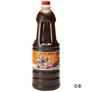 【代引き・同梱不可】和泉食品　タカワお好みたこ焼きソース(濃厚)　甘口　1.8L(6本)