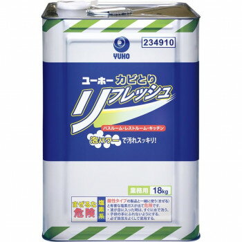 浴室浴槽やトイレ、キッチンなどに使用するカビとり剤です。泡の力でカビに密着し、しつこいカビ汚れに長時間しっかり作用します。※酸性タイプの製品と混合・併用しない。 ※保護メガネ、保護マスク、炊事用ゴム手袋を着用し、十分に換気をよくしてから使用する。※お買い上げ明細書等の書面を同梱しての出荷は不可です。予めご了承ください。サイズ個装サイズ：24×24×35.5cm重量個装重量：18000g成分次亜塩素酸ナトリウム(塩素系)、界面活性剤(脂肪酸系)、水酸化ナトリウム仕様液性:アルカリ性生産国日本fk094igrjs