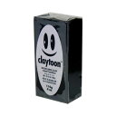 MODELING CLAY(モデリングクレイ) claytoon(クレイトーン) カラー油粘土 ブラック 1/4bar(1/4Pound) 6個セット