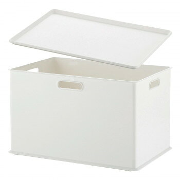 収納用品 natura(ナチュラ) インボックス L+プレート 各3個組 ホワイト NIB-L3PML3 WH-3