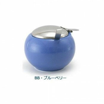 ZEROJAPAN(ゼロジャパン) 丸型コンテナM　シュガーレードル付　BKK-03　BB・ブルーベリー 家事用品 容器・ストッカー・調味料容器