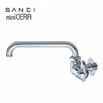 三栄水栓 SANEI　ミニセラ横形自在水栓JA205-13 ガーデニング・DIY・防殺虫 ガーデニング・花・植物・DIY