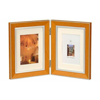 ペアフレーム　2LW　タテ　LBR　117920 インテリア その他インテリア