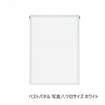 A.P.J. アルミフレーム・アルミパネル ベストパネル 写真八ツ切サイズ(163×213mm)　ホワイト・0020186010 文具・玩具 文具