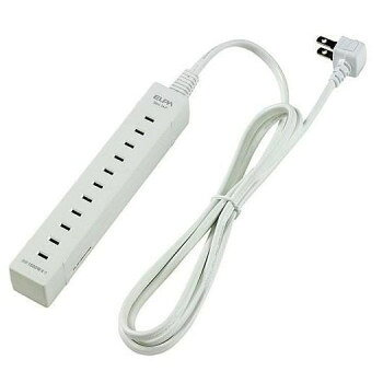 ELPA(エルパ) スリムタップ 5個口 1.5m WL-5015B(W) パソコン AV機器関連 PC 携帯関連