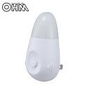 オーム電機 OHM LEDナイトライト 充電式 ホワイト 白色LED NIT-ASWB4-W インテリア 照明