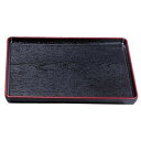 大寿木目盆 黒天朱 SL(ノンスリップ加工) 尺6 15160020 家事用品 台所用品