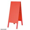 馬印 多目的A型案内板 赤いこくばん WA450VR 文具・玩具 文具