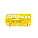 テンプレート No.861 機械記号定規 012-0006 文具・玩具 文具