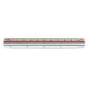 三角スケール ニュータイプ ポケット用 10cm 副尺なし 1-882-0005 文具・玩具 文具