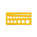 テンプレート No.150 コーナーアール定規 1-843-0150 文具・玩具 文具