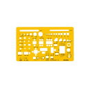 テンプレート No.854 建築定規 1-843-0854 文具・玩具 文具