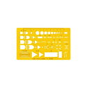 テンプレート 論理設計定規 No.862 012-0007 文具・玩具 文具
