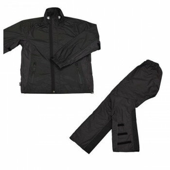 リード工業 LEAD スリムレインスーツ ブラック Lサイズ RW-054A スポーツ・アウトドア カー・自転車