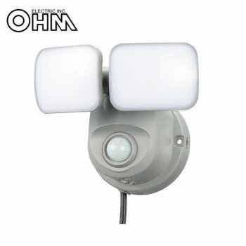 OHM 2灯式 LEDセンサーライト OSE-LS800 インテリア 照明