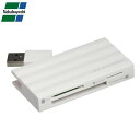 ナカバヤシ Digio2 USB3.0 マルチカードリーダー ホワイト CRW-33M68W パソコン・AV機器関連 PC・携帯関連(2)