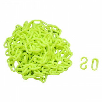 PCチェーン(蛍光)♯6×6m スクリージョイント付 00096105-001 ガーデニング・DIY・防殺虫 ガーデニング・..