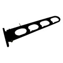 96398 アルミ物干金具 380ミリ ブロンズ 1本入 00096398-001 インテリア その他インテリア
